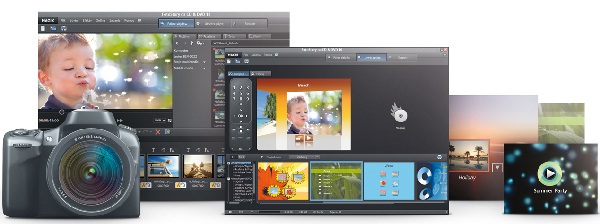 MAGIX FotoStory na CD & DVD 10 interfejs