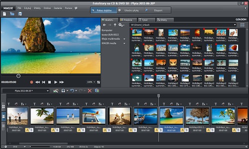 MAGIX FotoStory na CD & DVD 10 interfejs2
